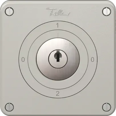 Interruttore rotativo NEVO, 2/1 L, con serratura&2 chiavi, KS, 0-1-0-2, grc 