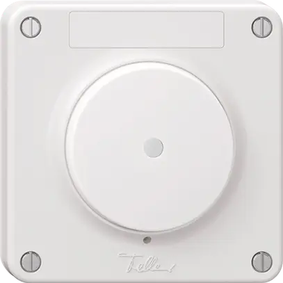 Contatto suoneria luminoso NEVO N.CO c.etichetta, membr.bi, 16A 230 VAC, bianco 