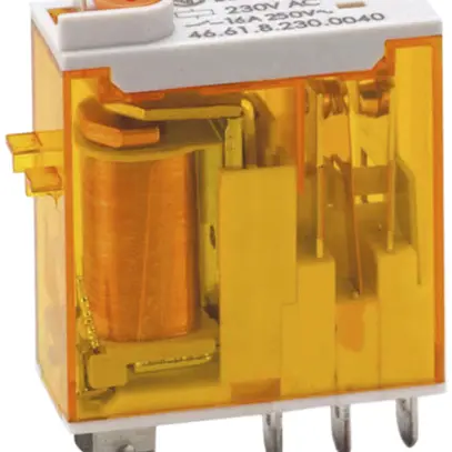Relè a spina Finder 24VAC, 1C AgSnO2 16A 250VAC 