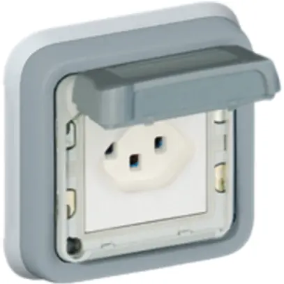 Presa INC PLEXO tipo 23 grigio 16A 250V 