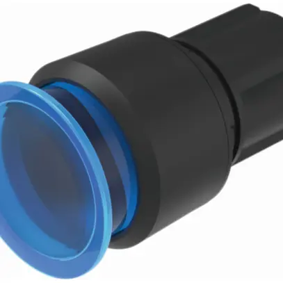 Pulsante a fungo INS EAO45 blu D30 
