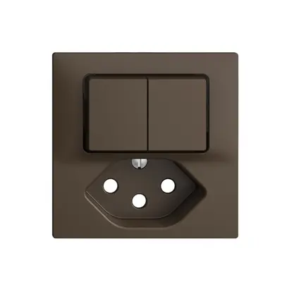 Kit frontal EDIZIOdue coffee 60×60mm T13 