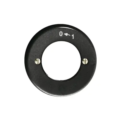 Kit frontal 0-1 noir pour contact rotatif à impulsion à clé FH 