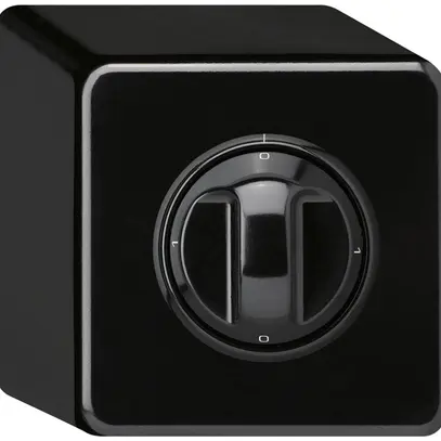 AP-Drehschalter basico 5/1L schwarz mit Drehgriff 