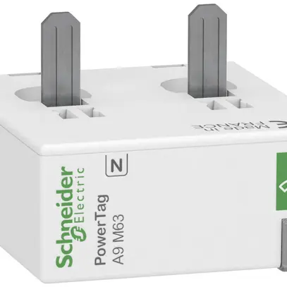 Capteur d'énergie Schneider Electric sans fil PowerTag M 1PN bas max.63A 