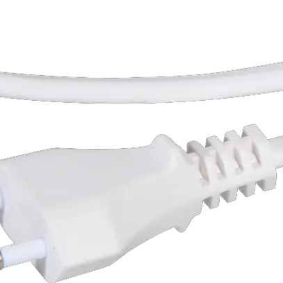 Câble d'appareil plat Tdf 2×1mm² 2m blanc fiche T11 