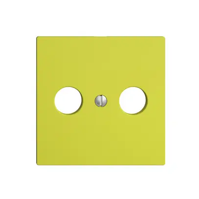 Placca frontale EDIZIOdue lemon per R/TV 