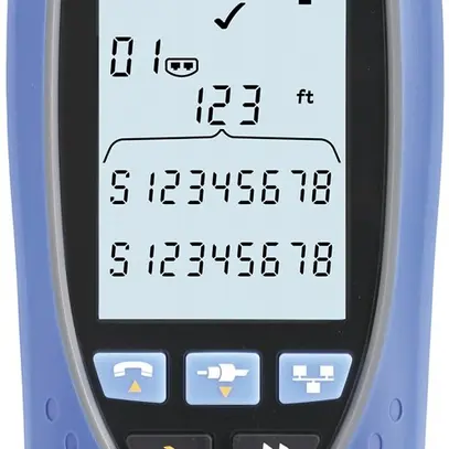 Testeur de câble multimédia VDV II Plus RJ11/RJ12/RJ45/raccord F 