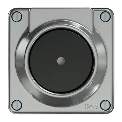 Pulsante di suoneria ELEMENT SNAPFIX® con illuminazione 87×87×26mm all 