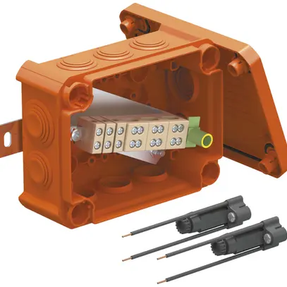 Scatola di derivazione Bettermann E30-E90 2 portafusibili 150×116×67mm 6mm² ar 