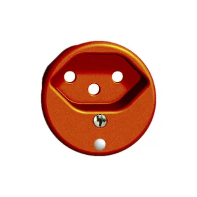 Disco frontale FH 1×T13 arancione Ø43mm con lente 