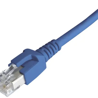 Cavo patch RJ45 Dätwyler 7702 4P, cat.6A (IEC) S/FTP LSZH, blu, 0.5m 