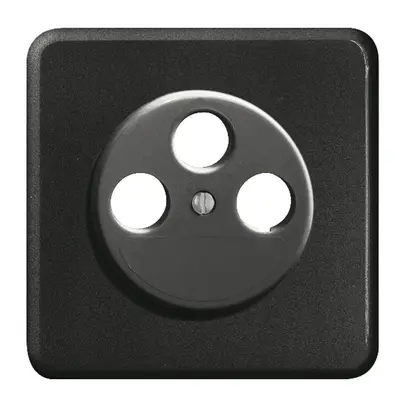 Kit frontale INC FH nero per presa SAT 