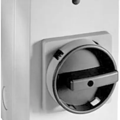 Interrupteur rotatif AP AB 194E-Y25M-1753-6G, 25A 0/3L (0-1), manette no/gr 