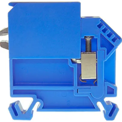 Morsetto sezionatore neutro 4mm² Woertz blu 