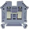 Borne de passage joignable Woertz 0.5…4mm² 32A 1000V vis 2×1 rail DIN 35mm gris 