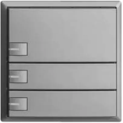 Poussoir KNX RGB EDUE, 250mW, a.LED RGB, 3×poussoir, comm.1×touche, si 