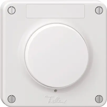 Contatto a pulsante suoneria NEVO N.CO c.etichetta, membr.bi, 16A 230 VAC bianco 