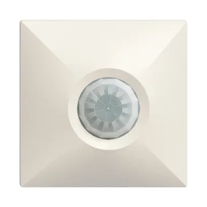 Rilevatore di presenza INC pirios 360P 2 relais EDIZIOdue angolare Master.bianco 