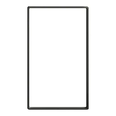 Telaio complementare EDIZIOdue prestige 2×1 nero 