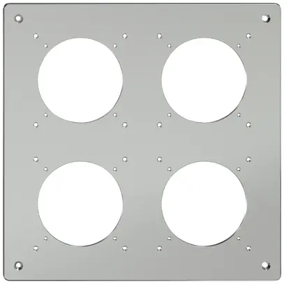 Piastra di montaggio ELEMENT SNAPFIX® 2×2 orizzontale e verticale 225×225mm all 