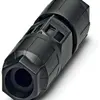 Connettore QUICKON 3LPE 0.5…1.5mm² Ø4…9mm 2×dado nero 