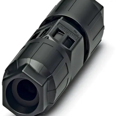 Connettore QUICKON 3LPE 0.5…1.5mm² Ø4…9mm 2×dado nero 