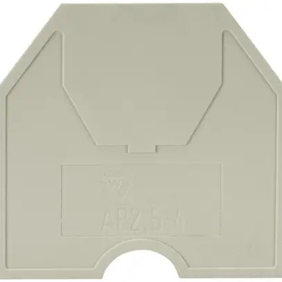 Paroi de fermeture Wieland pour 4mm² gris 