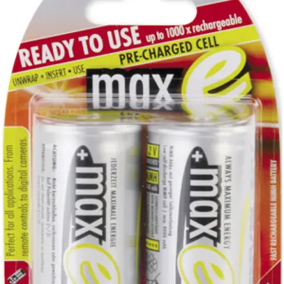 Accu NiMH HR20/D, 1.2V, 8.5Ah, blister à 2 pièces 