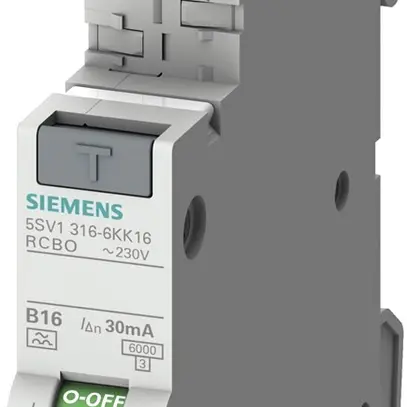FI/LS-Schalter Siemens SENTRON RCBO 1LN C-13A A-0.03A 6kA 1TE 