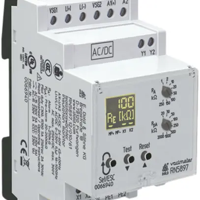 Contrôleur isolation VARIMETER IMD DOLD RN5897, 24…60VAC/DC, 1…250k/20k…2MOhm 