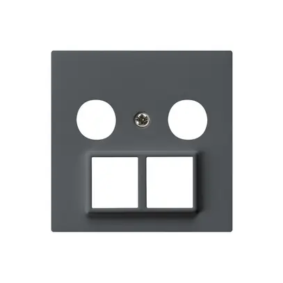 Plaque frontale HMS kallysto pour R/TV anthracite 