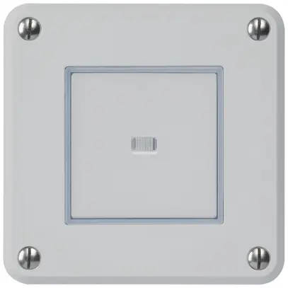 Interruttore INC robusto IP55 schema 6 illuminato grigio 