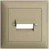 Kit frontale EDIZIOdue sand 88×88mm 2×RJ45 