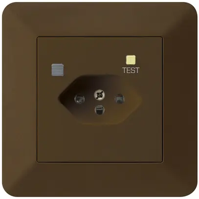 Presa INC KTR T13 FI 30mA marrone 