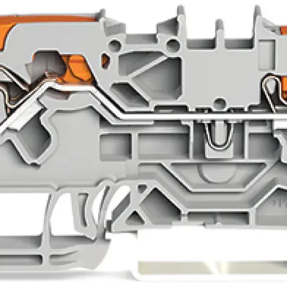 Morsetto di passaggio WAGO Top Job-S 2.5mm² 2L grigio serie 2102 