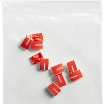 Seitenbaustein 10 Stk EDIZIOdue berry mit LED 