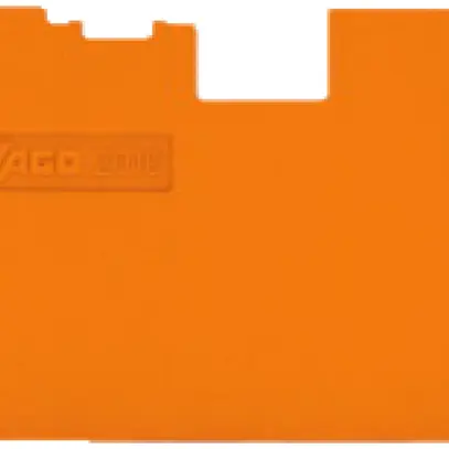 Parete d'estremità WAGO Top Job-S arancione 2P per serie 2010 