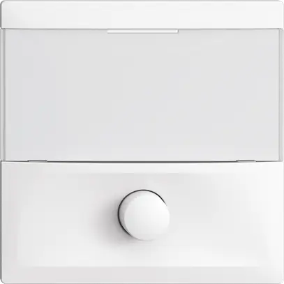 Taster mit Namensschild EDIZIOdue weiss 