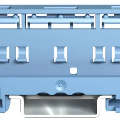 Adattatore di fissagio WAGO COMPACT 221, 6mm², su TH-35, 19.3mm, blu 