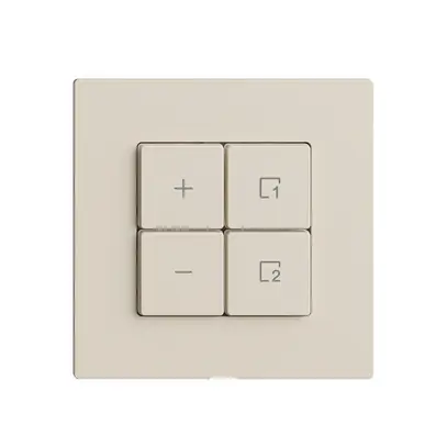 Comando per dimmer 1c scena/4t Edue Wiser crema 