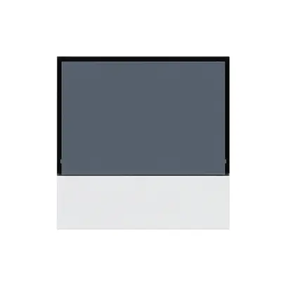 Plaque frontale KNX Hager kallysto pour thermostat blanc 