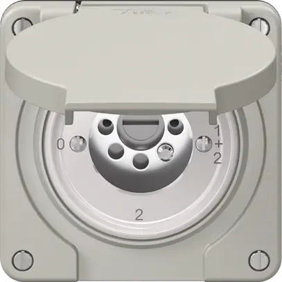 Interrupteur rotatif NEVO N.CO 0/2L, sans cylindre, KS, 0-1-0-1, gris clair 