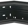 Angle intérieur Hager BR 65×100mm couvercle 80mm noir 