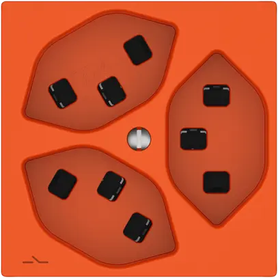 Prise EDIZIO.liv SNAPFIX® 3×T23 1×S ora 