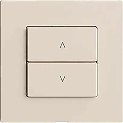 Stazione secondaria per interruttore tapparelle 1c/2t WLAN Edue Wiser crema 