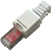 Modular-Stecker RJ45 Cat.6 8/8polig für Rundkabel, UTP 
