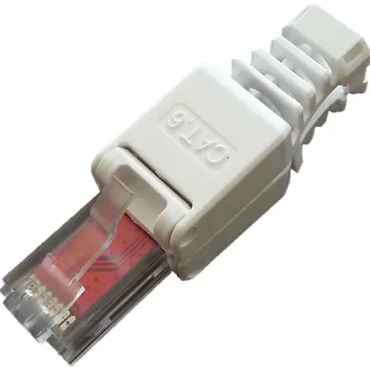 Modular-Stecker RJ45 Cat.6 8/8polig für Rundkabel, UTP 