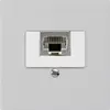 Insert pour prise de raccordement kallysto 1×RJ45s gris clair 