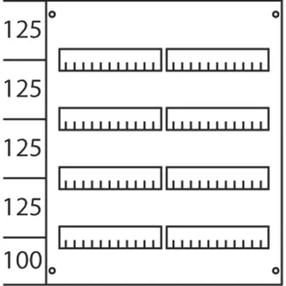 Copertura di distributore 2 file 